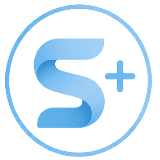 Logo SOCIAL+ — notoriété et contenus